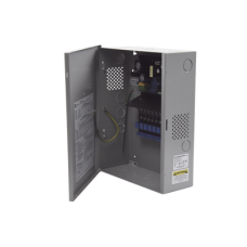 Fuente de Poder con Respaldo, 12 o 24 Vcc, 4 A, 48 W, 8 Salidas, Para Control de Acceso, Entrada 115 Vca