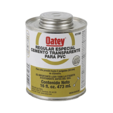 Cemento Claro de 236 ml para Tubo Conduit PVC Pesado.