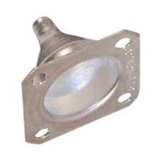 Campana para Montaje de Cable en Conectores de Chasis de 25.4 mm, con 4 Perforaciones a 18.25 mm.