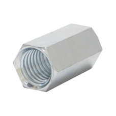 Cople hexagonal roscado cuerda maquina galvanizado de 6.5 mm (1/4 Cople hexagonal roscado cuerda maquina galvanizado de 6.5 mm (1/4