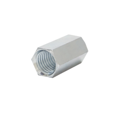 Cople hexagonal roscado cuerda maquina galvanizado de  12.7 mm (1/2