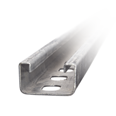 Unicanal Perforado 4 X 2 cm X 3 m / Calibre 12 / Galv. Electrolítico. Unicanal Perforado 4 X 2 cm X 3 m / Calibre 12 / Galv. Electrolítico.