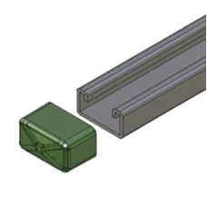 Remate Cuadrado para Unicanal 4X2. Remate Cuadrado para Unicanal 4X2.