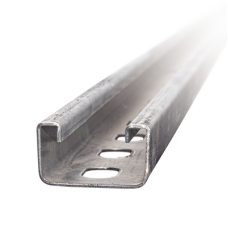 Unicanal Perforado 4 X 2 cm X 3 m / Calibre 14 / Galvanizado Electrolítico. Unicanal Perforado 4 X 2 cm X 3 m / Calibre 14 / Galvanizado Electrolítico.