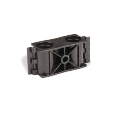 Sujetador de Doble Click para Cable Coaxial de 1/2 Pulgada - Paquete de 10 Piezas