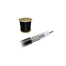 Cable coaxial CNT-195-FR con malla de cobre estañada, 50 Ohms