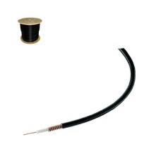 Cable Coaxial HELIAX de 1/4, Cobre Corrugado, Superflexible, Blindado, 50 Ohms, Carrete de 305 Metros (1000 Pies) Cable Coaxial HELIAX de 1/4, Cobre Corrugado, Superflexible, Blindado, 50 Ohms, Carrete de 305 Metros (1000 Pies)
