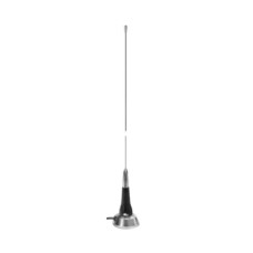 Antena Móvil VHF 138-174 Mhz, Ganancia de 3 dBi, Potencia de 150 W, Longitud Máxima 137 cm.