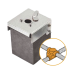 Molde de Grafito Horizontal Unión en Cruz / Cable 4/0 AWG (120 mm²) / 50 Soldaduras / Acero Electrogalvanizado / Normativa UNE 21186