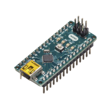 Microcontrolador Arduino Nano / ATmega328 16 MHz / 20 Digital I/O + 8 Analógico / Mini-USB / Compatible IDE Arduino / Breadboard-Friendly / Maker Projects