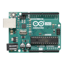 Placa de Desarrollo Arduino UNO R3 / Microcontrolador ATmega328P / 14 Pines Digitales / 6 Entradas Analógicas / USB-B / Compatibilidad Shields / Educación e Industria