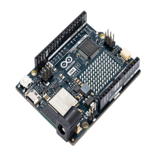 Placa de Desarrollo Arduino UNO R4 WiFi / Microcontrolador 32-bit RA4M1 Arm Cortex-M4 48 MHz / ESP32-S3 WiFi 4 y Bluetooth 5 / 256 kB Flash + 32 kB SRAM / Matriz LED 12x8 / DAC 12-bit / Compatibilidad Shields UNO
