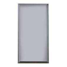 Puerta metálica galvanizada 3x7 pies / Resistente a fuego por 180 min. /Preparación para cerradura cilíndrica y refuerzo para cierra puerta