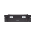 Fuente de poder 13.8Vcc, 50A, lineal regulada con circuito cargador de baterías, medidores, para instalación en rack