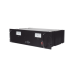 Fuente de poder 13.8Vcc, 50A, lineal regulada con circuito cargador de baterías, medidores, para instalación en rack