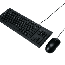 KIt de Teclado y Mouse Cableado / Diseño Elegante y Silencioso (No Requiere Drivers)