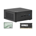 Kit / Mini PC NUC Barebone / Intel Core I3 /bluetooth / Incluye memoria 16GB / Incluye 512 SSD / No incluye sistema operativo