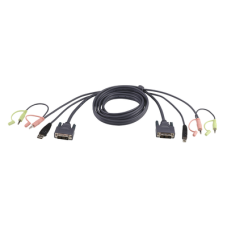 Cable KVM DVI-D USB single link de 1,8 m