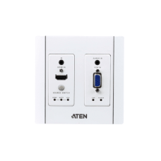 Transmisor HDBaseT | HDMI y VGA | Placa de Pared US / PoH (4K a 100 m) | (HDBaseT Class A) (PoH PD) Transmisor HDBaseT | HDMI y VGA | Placa de Pared US / PoH (4K a 100 m) | (HDBaseT Class A) (PoH PD)