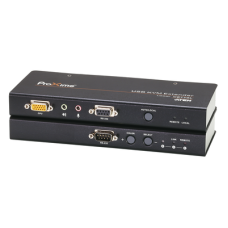 Kit Extensor KVM | VGA/Audio | Cat5e | 300m | 1280 x 1024 | Deskew | Puertos RS232 | Función de compensación de señal