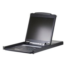 Conmutador KVM | LCD de riel único | VGA PS/2 | USB de 8 puertos Conmutador KVM | LCD de riel único | VGA PS/2 | USB de 8 puertos