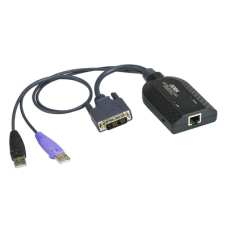 Adaptador KVM DVI USB compatible Smart Card con Virtual Media Adaptador KVM DVI USB compatible Smart Card con Virtual Media