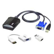 Kit de TI del adaptador para carrito de emergencia de consola KVM USB para ordenador portátil 
