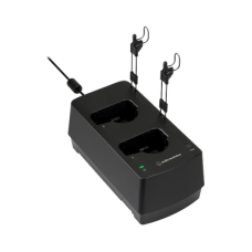 ESTACIÓN DE CARGA DE DOS BAHÍAS PARA TRANSMISORES DE MANO Y PETACA SERIE ESW.