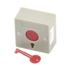 Botón de Pánico a Prueba de Fuego / Restablecimiento con Llave / Tamaño Compacto para Fácil Instalación
