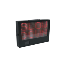 Radar de velocidad con mensaje de advertencia