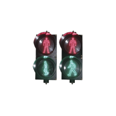 Semaforo peatonal con indicador alto/siga dinámico de 300 mm de diametro Semaforo peatonal con indicador alto/siga dinámico de 300 mm de diametro