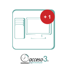 [BAJO PEDIDO] Expansión (Activacion adicional) para Software de Tiempo & Asistencia compatible con SISTEMAS DE NOMINA / Acceso3 - TITANIUM