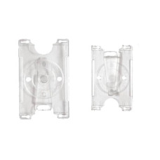 Porta Credencial Convertible (Horizontal/ Vertical) / Transparente