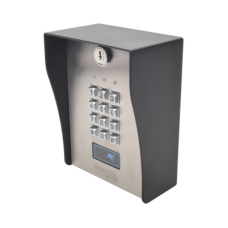Teclado exterior/interior antivandálico, 3 relevadores, 50 códigos de visitantes, 1200 usuarios