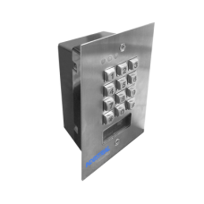 Teclado Exterior/Interior Antivandálico, 3 Relevadores, Salida Wiegand, 1200 Usuarios, Lector de Proximidad, Empotrable