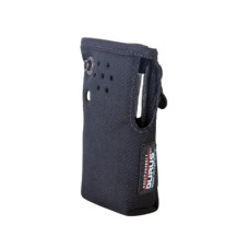 Funda reforzada de Nylon, clip metálico para cinto y correa con broche frontal para IC-F1000, IC-F2000. Funda reforzada de Nylon, clip metálico para cinto y correa con broche frontal para IC-F1000, IC-F2000.