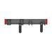 Estante de Almacenamiento de Pared Versátil de Alta Resistencia (en 2 Placas de Pared)