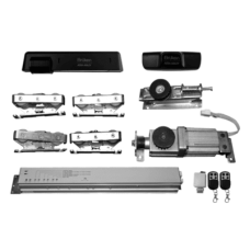 Sistema de automatizacion para Puerta Deslizable, Para puerta de hasta 300 KG, Color Negro Sistema de automatizacion para Puerta Deslizable, Para puerta de hasta 300 KG, Color Negro