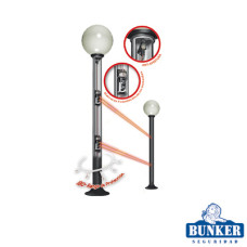 Carcasa Ultra Resistente y Elegante Tipo Farola Ideal para Sensores Fotoeléctricos/ Requiere PCGLOBE (No Incluido).