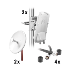 Enlace Backhaul completo de alta capacidad, incluye: 2x PTP550CE, 2x NPTR3 (37 dBi), 4x Jumpers Enlace Backhaul completo de alta capacidad, incluye: 2x PTP550CE, 2x NPTR3 (37 dBi), 4x Jumpers