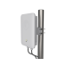Access Point WiFi cnPilot e501S para exterior, IP67 grado industrial, Filtros para coexistencia con redes LTE, doble banda, antena sectorial 90-120 grados y puerto PoE secundario