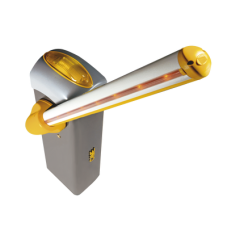 Kit de barrera GARD 4 con mástil Italiano / Izquierda y derecha configurable en campo / Incluye Iluminación LED Rojo/Verde / Pluma de 3.75 m / Cúpula con iluminación LED / Resorte Rojo CAME