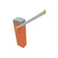 Kit de Barrera Vehicular CAME LT4 / Incluye Mástil de 4 Metros Iluminado / Apertura Izquierda o Derecha Configurable en Sitio / Tiempo de Apertura de 2 a 6 Segundos