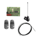 Kit Receptor inalámbrico con antena / Hasta 45M en linea de vista / INCLUYE dos controles  y 3 metros de cable RG58 para la antena