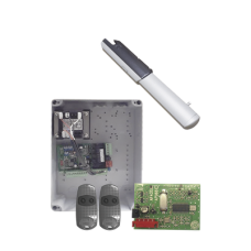 Kit de Operadores para Automatizar Portones Vehiculares Abatibles de 2 hojas / 3 m / 400 kg / Uso residencial Kit de Operadores para Automatizar Portones Vehiculares Abatibles de 2 hojas / 3 m / 400 kg / Uso residencial