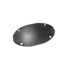 Refacción / Tapa metálica plana / Color Negro / Compatible con BRAZO 009MXARM001