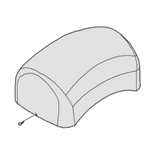 Refacción / Tapa superior para barrera GARD 4