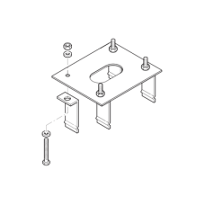 Anclaje para barreras CAME GARD4 y G3750