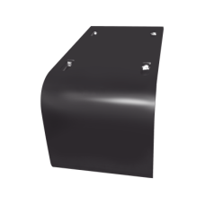 Bajada para cable de 100 mm de ancho, con baño de pintura epóxica en color NEGRO