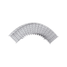 Curva Pre-Fabricada Horizontal de 90° con medidas de 54 mm de Peralte y 50 mm Ancho (54/50 mm)